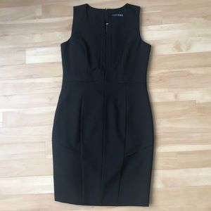Black shift dress